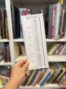 Read more about the article Free Printable History Timeline Bookmark for Homeschool and Classroom Use